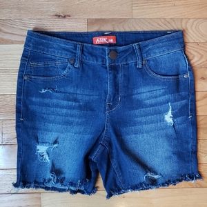 Aster Denim Raw Hem Shorts Size 7
